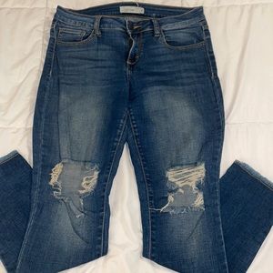 CELLO- Distressed blue skinny Jeans